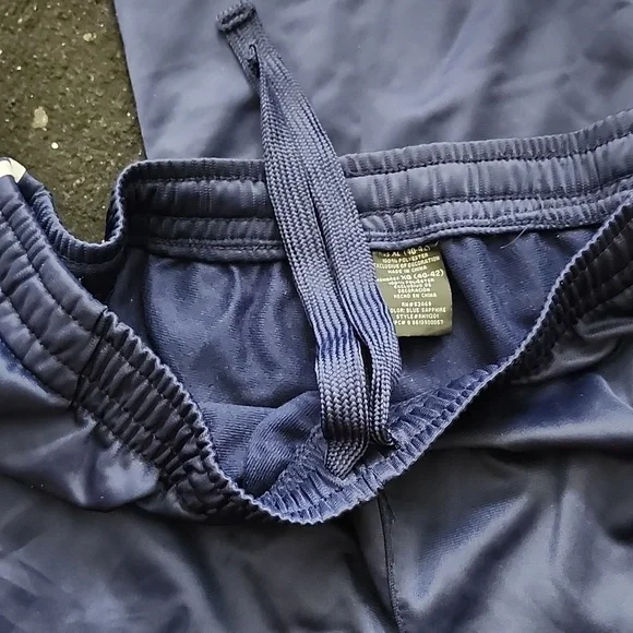 STARTER Blue and White Stripe Jogger Sweatpants Athletic Fit; Navy, Size:XL - Picture 6 of 13